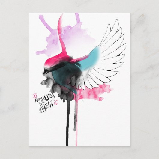 美しいダイスはがき ポストカード (正面)