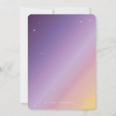 美しいダイヤモンドスパイダーウェブハロウィンパーティー 招待状 (裏面)