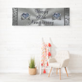 美しいダイヤモンドハッピー60周年記念バナー 横断幕 (インサイチュ)