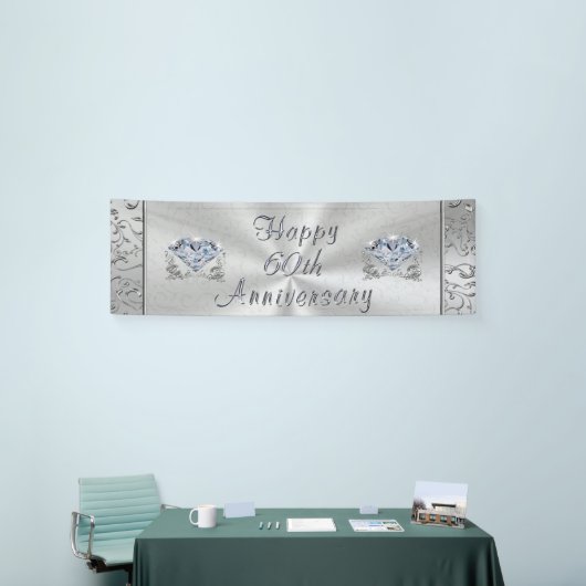 美しいダイヤモンドハッピー60周年記念バナー 横断幕 (トレードショー)
