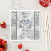 美しいダイヤモンド60周年記念ナプキンス スタンダードランチョンナプキン (インサイチュ)