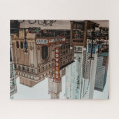 美しいダウンタウンシカゴイリノイ ジグソーパズル (横)