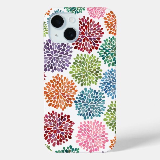 美しいダリアによってはIphone Case mateが開花します Case-Mate iPhoneケース (裏面)
