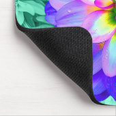 美しいダリア花マウスパッドマット マウスパッド (コーナー)