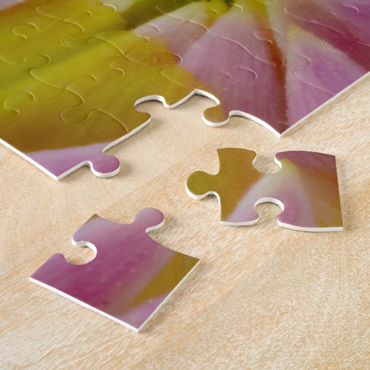 美しいダリア ジグソーパズル (側面)