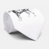 美しいダルマティアンタイ ネクタイ (ロール)