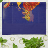 美しいダンスペインのサー キッチンタオル (折り畳み)