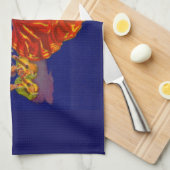美しいダンスペインのサー キッチンタオル (四つ折り)