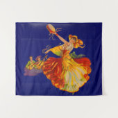 美しいダンスペインのサー タペストリー (正面(横))