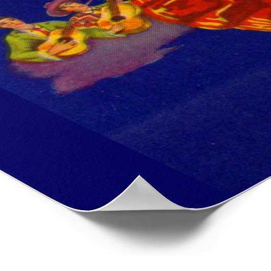 美しいダンスペインのサー ポスター (角)