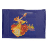 美しいダンスペインのサー 枕カバー (裏面)