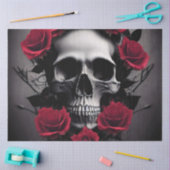 美しいダークゴシックバラスカルSigil 薄葉紙 (クラフト)