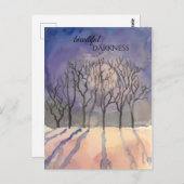 美しいダークネスポストカード ポストカード (正面/裏面)