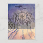 美しいダークネスポストカード ポストカード (正面)