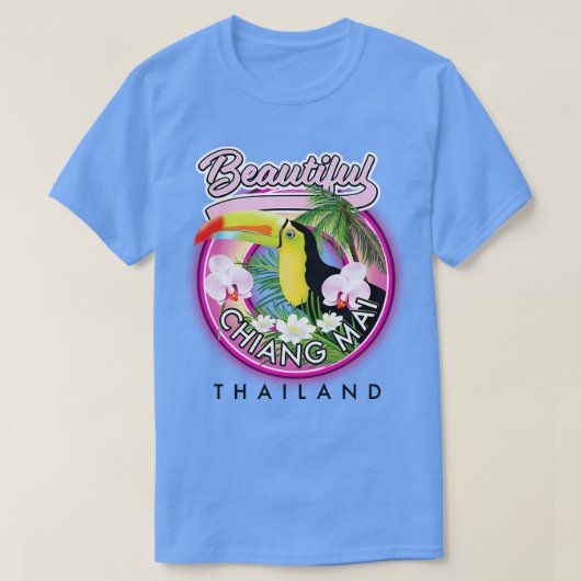 美しいチェンマイタイ Tシャツ (デザイン正面)
