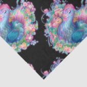 美しいチキンと花 薄葉紙 (詳細)