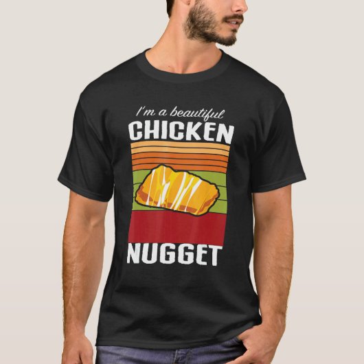美しいチキンナゲットです 鶏の胸肉テンダー ファス Tシャツ (正面)