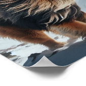 美しいチベットマスティフ ポスター (角)