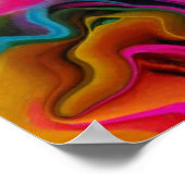 美しいチャクラバランス霊気アートポスタープリント ポスター (角)