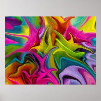 美しいチャクラバランス霊気アートポスタープリント ポスター