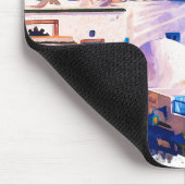 美しいチュニジアパノラマビュー マウスパッド (コーナー)