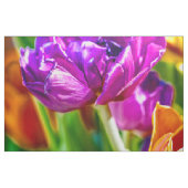 美しいチューリップの花の春 ファブリック (ファットクウォーター)