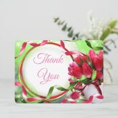 美しいチューリップサンキューカード サンキューカード (スタンド正面)