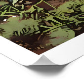 美しいチューリップ電球のポスター ポスター (角)