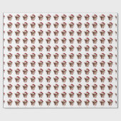 美しいチワホアドッグクリスマスパターン ラッピングペーパー (フラット)