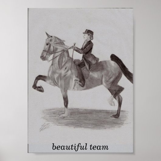 美しいチーム ポスター (正面)