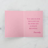 美しいツツジの花はすぐによく得ます カード (内部)