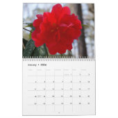 美しいツバキのカレンダー カレンダー (1月 2026)