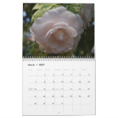 美しいツバキのカレンダー カレンダー (3月 2027)