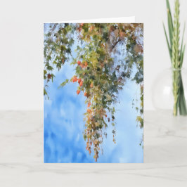 美しいツリーアートノートカード カード