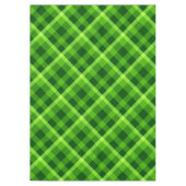 美しいツリーグリーンプレイドミディアムテーブルクロス テーブルクロス (正面)