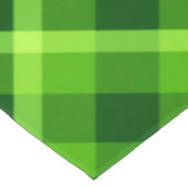 美しいツリーグリーンプレイドミディアムテーブルクロス テーブルクロス (アングル)