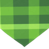 美しいツリーグリーンプレイドミディアムテーブルランナー ミディアムテーブルランナー (コーナー)