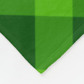 美しいツリーグリーンプレイドラージフリースブランケット フリースブランケット (角)