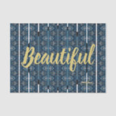 美しいティッシュペーパー-デザインby詩人Adiela Akoo 薄葉紙 (正面)