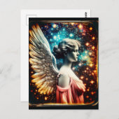 美しいティンタイプの天使 ポストカード (正面/裏面)