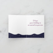 美しいティーカップ夏の花 ノートカード (内部)