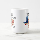 美しいテキサスUSA コーヒーマグカップ (中央)