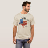 美しいテキサスUSA Tシャツ (正面フル)