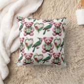 美しいテディベア クッション (ブランケット)