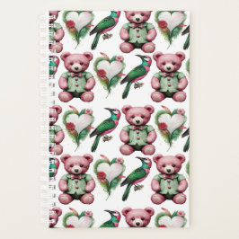 美しいテディベア プランナー手帳