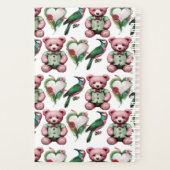 美しいテディベア プランナー手帳 (裏面)