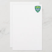 美しいテニス文房具およびレターヘッド 便箋 (正面/裏面)