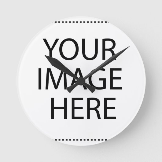 美しいテンプレート ラウンド壁時計 (正面)