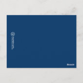 美しいテーブル番号（カスタマイズ可能な背景） ポストカード (裏面)