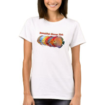 美しいディスカスフィッシュTシャツ